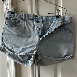 Forever 21 Light Blue Jean Shorts